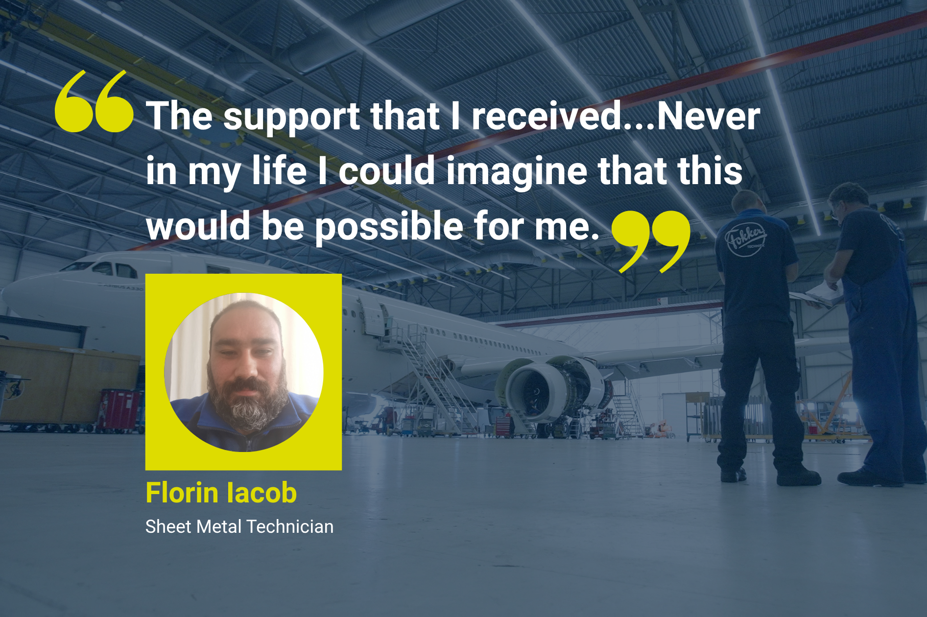 A flying start: Florin develops as a sheet metal worker